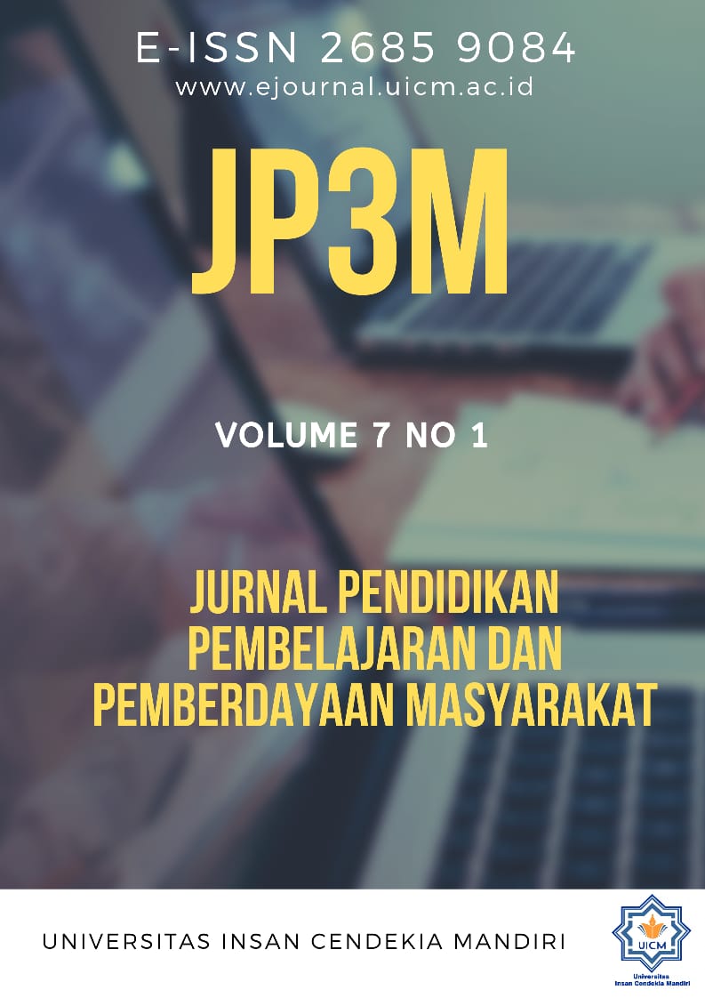 					View Vol. 7 No. 1 (2025): JURNAL PENDIDIKAN PEMBELAJARAN DAN PEMBERDAYAAN MASYARAKAT
				